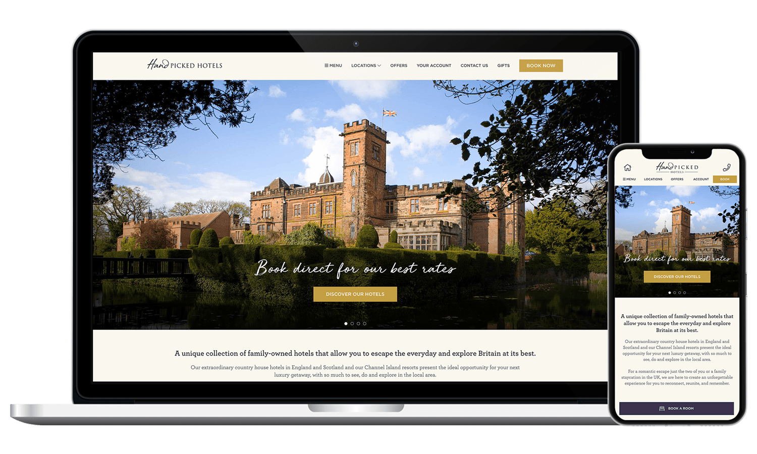 Website Development Case Study - Hand Picked Hotels