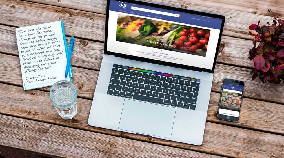 Web Design - Kent Frozen Foods